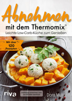 Mit dem Thermomix® lassen sich schnell und einfach leckere Gerichte zaubern. Auf Knopfdruck bereitet der beliebte Küchenhelfer Suppen, Hauptspeisen, Desserts oder Smoothies zu: In diesem Buch ist für jeden Geschmack etwas dabei. Mit den Low-Carb-Gerichten purzeln die Pfunde, und mit den Schritt-für-Schritt-Anleitungen für den Thermomix® geht das auch noch ganz entspannt. Die Gerichte sind kohlenhydratarm, vermeiden Zucker und Stärke und enthalten stattdessen Gemüse, Obst und Pflanzenöle, dazu Eiweiß in Form von Fleisch, Fisch und Milchprodukten. So geht Abnehmen ganz leicht. Alle Rezepte wurden mit dem Thermomix® TM5 entwickelt und getestet. Sonderausgabe des Titels Abnehmen mit dem Thermomix®.