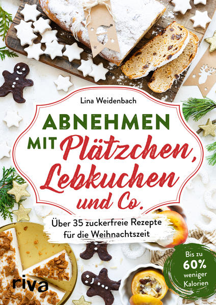 Auf die Plätzchen, fertig, los! Plätzchen machen dick? Das muss nicht sein! Mit den 35 leckeren Rezepten in diesem Buch kommen Sie schlank und sicher durch die Adventszeit, ohne der Lust auf Süßes widerstehen zu müssen. Denn alle Varianten sind kalorienreduziert, schmecken aber genauso gut wie die hochkalorischen Originale. Ob Klassiker wie Vanillekipferl, Zimtsterne, Lebkuchen oder Ausgefalleneres wie weihnachtliche Torten - hier können Sie mit Spaß backen und ohne Reue genießen!