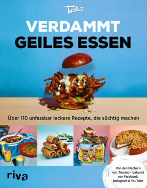 Du willst dich selbst oder deine Gäste mal so richtig verwöhnen? Dann bist du hier genau richtig! Alle Rezepte in diesem Kochbuch haben das gewisse Etwas, sind aber trotzdem leicht umzusetzen. Bei den über 110 verdammt leckeren Gerichten für wirklich jeden Anlass - von Dinnerparty über Picknick bis Katerfrühstück - ist der Spaß am Kochen vorprogrammiert. Alle Rezepte wurden von Tom Jackson und Harry Bamber entwickelt und erprobt, die das Social-Media-Phänomen Twisted ins Leben gerufen haben. Mit ihren Rezeptvideos und ihrer ungewöhnlichen Herangehensweise am Herd begeistern sie Millionen Menschen auf der ganzen Welt. Und jetzt auch dich!