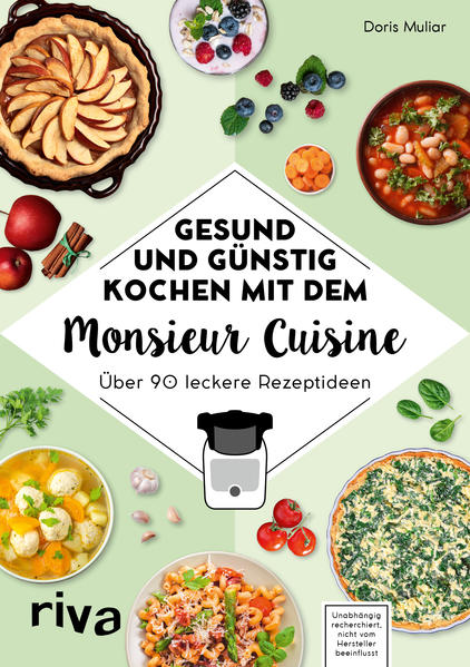 Der Monsieur Cuisine ist der perfekte Alltagshelfer. Die Küchenmaschine hat viele Funktionen: Sie kann wiegen, kneten, kochen, dampfgaren, braten und noch mehr. Dieses Buch bietet über 90 leckere, gesunde Rezepte für jede Gelegenheit, die dank ausführlicher Schritt-für-Schritt-Anleitungen ganz einfach mit dem Monsieur Cuisine nachzukochen sind. Die Gerichte sind unkompliziert, familientauglich und kosten unter 1 Euro pro Portion. Alle Rezepte wurden für den Silvercrest® Monsieur Cuisine entwickelt und getestet. Unabhängig recherchiert, nicht vom Hersteller beeinflusst.