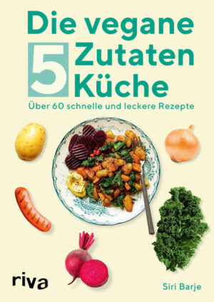 Vegan kochen ist zu aufwendig? Stimmt nicht! Die über 60 Rezepte in diesem Buch sind so einfach und alltagstauglich, dass auch Einsteiger im Handumdrehen leckere Mahlzeiten zaubern können. Für jedes Gericht sind nur fünf Zutaten nötig, die in jedem Supermarkt erhältlich sind. Die Speisen sind nicht nur vielseitig, sondern auch absolut unkompliziert. Egal ob Frühstück, Snacks, Salate, Suppen, Hauptgerichte oder Desserts - hier ist für jeden Geschmack und jede Gelegenheit etwas dabei! Mehr Informationen finden Sie unter: vegetarisch-und-vegan.de