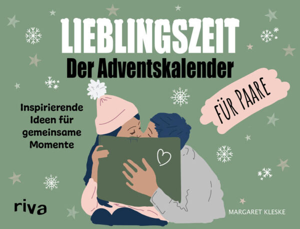 24 Fragen, 24 Aktionen, 24 Zitate Was gibt es Schöneres, als während der Vorweihnachtszeit Zeit zu zweit zu verbringen? Doch nach Plätzchenbacken, Weihnachtsmarktbesuch und Schneeballschlacht gehen euch langsam die Ideen aus? Dann ist dieser Adventskalender genau das Richtige! Hinter jedem der verschlossenen Türchen zum Aufschneiden verstecken sich drei Möglichkeiten, gemeinsam eine einzigartige Adventszeit zu verbringen. Spannende Fragen, coole Aktionen und inspirierende Zitate sorgen für Abwechslung und bringen euch einander noch näher. Und sie zeigen vor allem eins: Es braucht nicht viel, um Freude zu schenken - es reicht, sich Zeit füreinander zu nehmen.