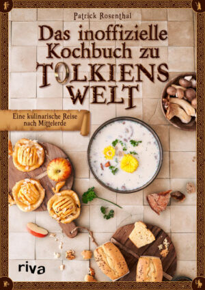 Begib dich auf eine kulinarische Reise nach Mittelerde! Hast du dich schon immer gefragt, wie das berühmte Lembas, Beorns Honigkuchen oder Sams Kanincheneintopf schmecken? Dieses Kochbuch entführt dich mit über 50 vielfältigen und leckeren Rezepten in die fantastische Welt von Aragorn, Gandalf, Frodo, Sam, Merry, Pippin, Gimli und Co. Schlemme wie die Hobbits mit einem deftigen Frühstück oder einem köstlichen Apfelkuchen, wärme dich wie die Zwerge mit einer kräftigen Biersuppe und stärke dich mit dem berüchtigten Elbentrunk Miruvor. Hier kommt jeder Fantasy-Fan auf seine Kosten! Dieses Buch ist kein offizielles Lizenzprodukt und wurde weder von Middle-earth Enterprises, von Klett-Cotta noch von Warner Bros. Entertainment Inc. autorisiert, genehmigt oder lizenziert.