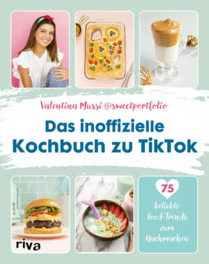 Werde die nächste virale Sensation und koche Gerichte, die alle beeindrucken! Läuft dir beim Gedanken an Fried Oreos das Wasser im Mund zusammen? Kannst du ohne einen Matcha Latte nicht in den Tag starten? Mit diesem Kochbuch kannst du die beliebten Food-Trends von TikTok ganz einfach selbst zu Hause nachmachen. Von Dalgona Coffee über Cloud Bread, Pancake Cereal und Tassenkuchen bis hin zu Garden Focaccia und Baked Avocado Eggs - hier findest du alle bekannten Rezepte von der populären Videoplattform. Egal, ob du deine Kochkreationen online stellen oder einfach nur mit Freunden und Familie teilen möchtest, dieses Buch ist ein Muss für jeden Fan von TikTok! #Foodie! Dieses Buch ist kein offizielles Lizenzprodukt und wurde nicht von TikTok autorisiert, genehmigt oder lizenziert.