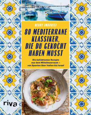 SOMMER, SONNE, MEER UND GUTES ESSEN! Das verbindet man mit den wunderschönen Regionen rund um das Mittelmeer. Der renommierte Kochbuchautor Denny Imbroisi entführt dich in diesem Kochbuch auf eine kulinarische Reise durch die vielfältige und aromatische mediterrane Küche. 80 authentische, beliebte und leckere Rezepte aus Portugal, Spanien, Frankreich, Italien, Griechenland, Israel und weiteren Mittelmeerländern sorgen für Urlaubsfeeling bei dir zu Hause. Zaubere gesellige Gerichte, die zu jeder Gelegenheit passen: Von knuspriger Pizza und bunter Paella über beeindruckende Bouillabaisse, Falafel, Gyros für unterwegs und köstliches Ratatouille bis zu himmlischen Pastéis de nata - lass dich vom Geschmack des Südens begeistern!