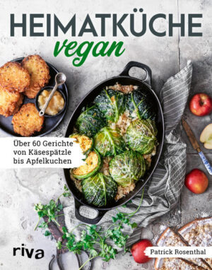 Vegane Lieblingsrezepte aus Kindertagen Die deutsche Küche ist sehr beliebt und unfassbar vielfältig - denkt man an typische Gerichte, fallen einem sofort Braten mit Knödeln, Spätzle oder Kaiserschmarrn ein. Diese Mahlzeiten haben ihren Ursprung nicht nur in Deutschland, sondern kommen aus Österreich, der Schweiz und Co. und sind längst fester Bestandteil auf dem Speiseplan. Wer sich pflanzlich ernährt, muss nun nicht mehr auf leckere Hausmannskost verzichten, sondern findet in diesem Kochbuch alle Klassiker vegan interpretiert. Egal ob deftig oder süß - die über 60 abwechslungsreichen Rezepte, die ganz ohne tierische Produkte auskommen, erinnern an Heimat. Dieses Buch lädt zu einer schmackhaften Reise zurück in die Kindheit bei Oma ein und bietet eine große Variation an klassischen Lieblingsgerichten zum Wohlfühlen und Genießen mit der Familie oder mit Freunden.