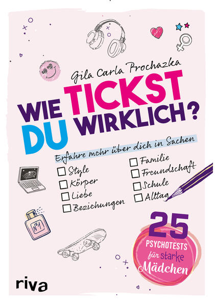 Wie selbstbewusst bist du? Wie wirkst du auf deinen Schwarm? Bist du eine gute Freundin? Welcher Style passt zu dir? So viele Fragen - und nur du kennst die Antwort! Du willst herausfinden, was dir wichtig ist und welche Stärken und Schwächen du hast? Dann ist dieses coole Buch voller Tests zum Ankreuzen zu 25 abwechslungsreichen Themen genau das richtige für dich. Die Auswertungen verraten dir viel über deine spannende Persönlichkeit und helfen dir, dich selbst besser kennenzulernen. Ganz viel Spaß und aufregende Entdeckungen sind garantiert. Ab 14 Jahren