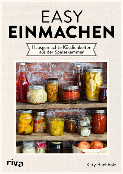 FÜLL DEINE SPEISEKAMMER MIT HAUSGEMACHTEN VORRÄTEN! Wie kann man Lebensmittel schnell und einfach haltbar machen? Hier helfen die traditionellen Einmachmethoden, die schon Oma kannte. Dieses Kochbuch inspiriert mit klassischen und modernen Rezeptideen zum Einlegen und Einkochen: egal ob Konfitüren, herzhafte Pestos, eingelegtes Gemüse und Obst, Kräuter in Öl oder Essig oder Soßen. Die 80 vielfältigen und leckeren Rezepte für Schraub- oder Einweckgläser eignen sich perfekt für die Vorratshaltung für Singles, Familien oder für Geschenke aus der Küche. Ob Einsteiger oder Experte, in diesem Rezeptbuch ist für jeden Geschmack und jedes Level das Richtige dabei. Der ideale Begleiter für einen nachhaltigen Lebensstil und um das ganze Jahr über frisches Gemüse, Obst und Kräuter zu genießen.