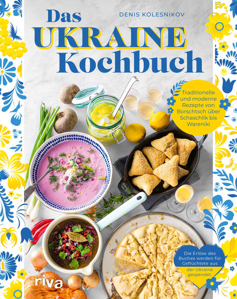 Wilde Steppen, weite Berge und malerische Küsten: Die Ukraine ist ein Land voller aufregender Vielfalt. Auch kulinarisch hat sie einiges zu bieten. Ob traditionell oder modern - dieses Kochbuch präsentiert hervorragende Spezialitäten und lädt Sie ein, sich von der Vielseitigkeit der Rezepte inspirieren zu lassen. Es enthält frische Salate, würzige Suppen, pikante Eintöpfe, deftige Fleischgerichte sowie herzhafte und süße Mehlspeisen. Die traditionsreichen Gerichte wie Borschtsch, Polenta mit Schafskäse und Speck, Kartoffelküchle mit Kraut-Pilz-Füllung, Lammpilav oder die Quarkpfannkuchen Syrniki lassen sich ganz leicht zubereiten. Die Rezeptsammlung bietet einen spannenden Streifzug durch die faszinierende ukrainische Küche. Guten Appetit - smatschnoho! · Eine kulinarische Reise, um die Vielfalt des Landes und seine unterschiedlichen Kulturen zu entdecken · 40 wunderschön bebilderte und einfache Rezepte · Abwechslungsreiche osteuropäische Küche mit Gerichten wie Polenta, Syrniki und Lammpilav Die Erlöse dieses Kochbuchs werden für Geflüchtete aus der Ukraine gespendet.