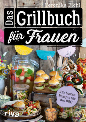 Frauen an den Grill! Mit diesem Grillbuch wird die nächste Grillparty ein ganz besonderes Erlebnis. Hier liegen bunte Gemüsespieße auf dem Grillrost und auch Fleischgerichte kommen nicht zu kurz, zum Beispiel saftige Steak-Fajitas, Mini-Burger oder Camembert im Bacon-Mantel. Für süße Desserts ist natürlich ebenfalls gesorgt. Neben den Köstlichkeiten vom Grill finden Sie auch abwechslungsreiche Rezepte für das gesamte Grillbüfett. Mit dabei sind vielseitige Nudel- und Schichtsalate, raffinierte Dips, Grillbutter, Grillbrote und -brötchen und sogar Drinks und Cocktails mit und ohne Alkohol. Von Klassikern bis hin zu ausgefallenen Rezeptideen, egal ob leicht, würzig oder fruchtig: Hier werden alle fündig.