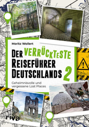 Der verrückteste Reiseführer Deutschlands geht in eine neue Runde! Diesmal werden die beeindruckendsten und obskursten Lost Places des Landes vorgestellt. Ob verwunschene Orte wie der Parkfriedhof in Ohlsdorf, mystische Ruinen wie Schloss Dwasieden auf Rügen oder die Grevenburg in Rheinland-Pfalz, die inzwischen von der Natur zurückerobert wurden, oder verfallene Gebäude, deren ursprünglichen Nutzen man nur noch erahnen kann, wie die Flugsicherungsradarstation auf dem Teufelsberg in Berlin – in diesem wahrlich verblüffenden Reiseführer werden alle Neugierigen und Fans von Lost Places fündig, begeben sich auf eine höchst individuelle Entdeckungstour durch Deutschland und lernen es von einer ganz neuen und mysteriösen Seite kennen. Zeit lässt sich nicht einfangen – aber es gibt Orte, an denen sie weitaus eindrücklicher und greifbarer ist als anderswo.