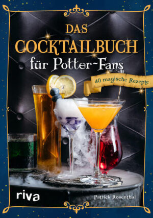 Magie im Cocktailglas Ob für den nostalgischen Potter-Filmabend oder die Mottoparty - dieses Cocktailbuch hält 40 kreative Rezepte für erwachsene Hexen und Zauberer bereit! Von Butterbier-Cocktail und Bloody Eber aus Hogsmeade über Ritas Moon Milk und einen Patronus Colada bis zu Pumpkintini und Blue Ravenclaw aus Hogwarts: Hier kommt jeder Potter-Fan auf seine Kosten. Auch für kleine Zauberlehrlinge ist der ein oder andere alkoholfreie Zaubertrank dabei: Felix Felicis light oder Verbotener-Wald-Cocktail gefällig? Probiert es aus und genießt zauberhafte Drinks aus dem Universum von Harry Potter!