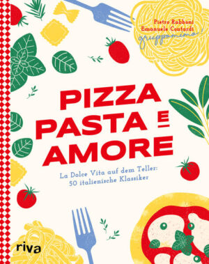 Margherita, Bolognese, Saltimbocca … schon beim Gedanken daran läuft einem das Wasser im Mund zusammen. In diesem liebevoll gestalteten Kochbuch verraten Küchenchef Pietro und Pizzabäcker Emanuele die Geheimnisse der Küche ihrer Kindheit. Mit zahlreichen Tipps, interessanten Fakten und Schritt-für-Schritt-Anleitungen erklären sie, wie man die großen italienischen Klassiker und moderne Variationen ganz einfach zu Hause nachkochen kann - von selbst gemachten Gnocchi über üppig gefüllte Ravioli bis hin zum perfekten Pizzateig. Ob Fleisch- und Fischgerichte, süßes und herzhaftes Gebäck oder vegetarische Speisen mit Gemüse und Hülsenfrüchten - unter den mehr als 50 Rezepten finden Sie garantiert Ihr Lieblingsrezept. Dieses Kochbuch ist mehr als nur eine Rezeptsammlung