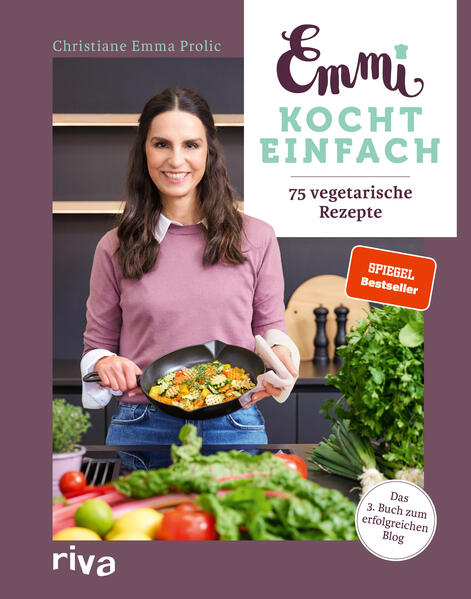 75 vegetarische Rezepte, die garantiert gelingen Die erfolgreiche Food-Bloggerin Christiane »Emmi« Prolic zeigt dir in ihrem dritten Kochbuch, wie du mit wenigen, frischen Zutaten und einfachen Zubereitungsschritten leckere vegetarische Gerichte mit wenig Aufwand zaubern kannst. Ob du ein schnelles Abendessen für die ganze Familie brauchst oder etwas Besonderes für deine Gäste zubereiten möchtest, bei Emmi findest du garantiert das passende Rezept. Praktische Tipps erleichtern dir den Kochalltag. Vom wärmenden Chili sin Carne über bunte Gemüsequiche und knusprige Falafel bis zu süßen Herzwaffeln - die große Auswahl an Rezeptideen bietet dir jede Menge Kochinspirationen für deine Veggie Days!