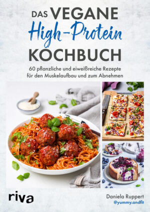 Entdecke die Welt der veganen High-Protein-Küche! Eine eiweißreiche Ernährung unterstützt den Stoffwechsel, hilft beim Muskelaufbau, hält länger satt und fördert die Fettverbrennung. Dass bei der veganen Ernährung prinzipiell ein Proteinmangel vorliegt, ist ein Mythos, den Daniela Ruppert mit ihrer Instagram-Seite yummy.andfit widerlegt. Mit leckeren und unkomplizierten Rezepten zeigt sie dir, wie einfach es sein kann, auch mit pflanzlichen Zutaten eine Extraportion Eiweiß zu sich zu nehmen. Von süßem und herzhaftem Frühstück über Snacks, Shakes und One-Pot-Gerichte bis hin zu Salaten und Ofengerichten und vielem mehr: Hier ist für jeden Geschmack etwas dabei - ob für Sportlerinnen und Sportler, Menschen, die abnehmen möchten oder sich einfach gesund und proteinreich ernähren wollen. Die kreativen und nährstoffreichen Rezeptideen bieten leckere Essensvorschläge ohne Verzicht - und alles ist plant based. Starte deine Reise zu einem gesünderen, nachhaltigeren Lebensstil mit jeder Menge veganer Proteinpower!