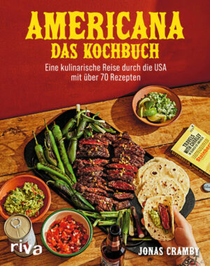 Dieses Kochbuch ist all jenen gewidmet, die schon als Kind von Oma Ducks perfektem Apfelkuchen träumten, die Sopranos vor allem wegen Carmelas Ziti-Riegel verfolgten und sich nicht schämen, Mac ’n’ Cheese einem Cacio e Pepe vorzuziehen. Die Rezeptideen sind so vielseitig wie die USA selbst: von perfekt fluffigen Pancakes über authentische Fajitas aus Houston und Pasta mit Fleischbällchen aus dem italienischen Viertel in New York bis hin zum fantastischen Gumbo aus Louisiana. Außerdem erfährt man, wie man sowohl gewellte als auch gerade Speckstreifen brät, dass Nachos ein Gericht und keine Art von Chips sind und warum die Gefriertruhe essenziell für alle ist, die Cocktails wie Manhattan oder Dry Martini zu Hause genießen möchten. Vor allem aber ist das Buch eine Liebeserklärung an die Vereinigten Staaten und an die kulinarischen Highlights des Landes und zeigt mit eindrucksvollen Bildern und leckeren Rezepten, wie abwechslungsreich und aufregend die US-amerikanische Küche mit all ihren Einflüssen ist.