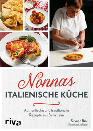 Authentische italienische Traditionsgerichte für zu Hause! Nonna Silvi, die wohl bekannteste italienische Großmutter, teilt ihre köstlichen Geheimnisse und verzaubert mit ihren Familienrezepten. Mit Liebe und jahrzehntelanger Erfahrung bereitet sie die leckersten Mahlzeiten zu: Ob Tagliatelle al ragù, Kichererbsencreme mit Muscheln, handgemachte Ravioli, Mozzarella-Cornetti, gefüllte Tomaten oder süße Köstlichkeiten wie der traditionelle Mandelkuchen und Windbeutel mit Pistazienfüllung - jedes der über 50 Gerichte ist ein Fest für die Sinne und lässt sich in der eigenen Küche mit Nonnas Hilfe einfach nachkochen. Buon appetito!