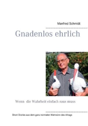 In diesem Buch schildert der Autor Handlungen und Reflexionen die an heute und gestern erinnern. Mitten aus dem realen Leben. Er betrachtet die Menschen auf der Straße, beim Einkaufen, in der Bahn und im Trubel des Alltags. Was ist wahr, was wird erfunden und als Wahrheit in die Welt gesetzt? Wenn schon dann zwischen den Zeilen lesen. Offenkundiger ist das genaue Hinhören. Mal ehrlich, wer macht das, wer kann das noch. Wir rasen mit galaktischer Geschwindigkeit als mutierte Smartphone-Zombies durch die Zeit. Den Blick aufs Display fixiert. Chatte, twittern, bloggen statt reden. Coffee-to-go im Laufschritt. Yoga zum Entspannen. Im Zeitgeist zwischen Burn-Out und der Gier, nichts zu verpassen. Ziehen Sie den Stecker! Nehmen Sie sich Zeit. Lesen Sie ein schönes Buch und verschenken Sie Liebe und schöne Gedanken.