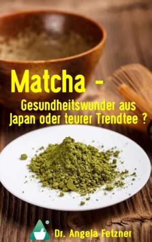 Matcha ist ein zu einem feinen Pulver vermahlener Grüntee, der schon lange in der japanischen Teezeremonie verwendet wird. Mittlerweile hat der giftgrüne Tee auch den europäischen Markt erobert und ist zu einem regelrechten Trendgetränk avanciert. Matcha ist ein typisches Beispiel für ein neues Wundermittel, das gegen fast alle Beschwerden und Krankheiten helfen soll. Aber was ist wahr daran? Hat Matcha tatsächlich ausgezeichnete Heilwirkungen oder ist es nur ein überteuertes In-Getränk? Ist Matcha außerdem ein unschädlicher Wachmacher oder aber ein gefährliches Aufputschmittel? Diesen und vielen weiteren brisanten Fragen geht Apothekerin Dr. Angela Fetzner in ihrem Buch ausführlich nach. Die Autorin berät und informiert als promovierte Apothekerin seit fast zwei Jahrzehnten zahlreiche Kunden. Dabei hat sie ein ständig wachsendes Interesse ihrer Kunden an Naturheilmitteln wie auch allen Arten von exotischen Tees wie Matcha festgestellt. Ihr Anliegen ist es, in diesem Ratgeber über die Wirkung und Anwendung dieses Tees zu informieren. Als unabhängige Autorin und Apothekerin fühlt sich die Verfasserin dieses Buchs nur der Gesundheit und dem Wohl der Menschen verpflichtet.