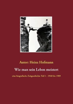 1940, als eine Luftschlacht in einem bisher noch nicht gekannten Ausmaß über England tobte, wurde in Dresden ein Kind geboren, das bereits 1943 seinen Vater an der Ostfront verlor. Im Jahr 1945 überlebte dieses Kind zwei Luftangriffe und verlor 1946 seine Mutter. Das dabei Erlebte wird in diesem Buch authentisch geschildert. Fast verhungert gelangte der Knabe 1947 mit seinem Bruder in ein Heim für Schwererziehbare. Sein weiterer Lebensweg, eingebettet in die geschichtlichen Randbedingungen, wie es ihm gelingt einen Abitur- und Studienabschluss zu erreichen, erfolgreich in der Chemieanlagen- Forschung tätig zu sein und schließlich den totalitären DDR Staat zu verlassen, wird in diesem Buch Teil 1 geschildert.