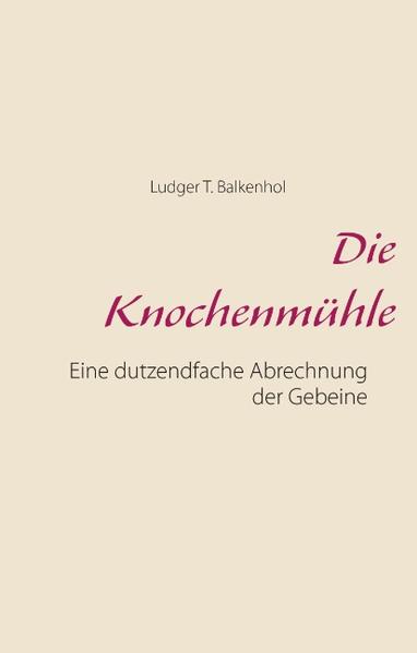 Das Tagebuch von Ludger T. Balkenhol. Die persönlichen Berichte, Geständnisse und Beobachtungen des Autors von Totales Morales I&II sowie des Mittelscheidter Tagebuch. In kurzen, knappen Sätzen ringt er das Jahr nieder und zwingt es zwischen zwei Buchdeckel. Kenntnisreich und intim, in mehr oder weniger gewählten Worten liefert er uns sein ganz persönliches Schattenreich frei Haus.