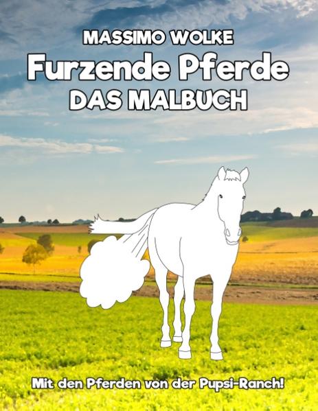 Achtung! Die furzenden Pferde von der Pupsi- Ranch sind unterwegs und laufen fröhlich furzend durch die Gegend. Entdecke 20 lustig furzende Pferde, die nur darauf warten von dir in fröhlichen Farben ausgemalt zu werden.