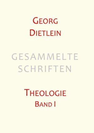 Der Band versammelt zahlreiche Beiträge des Autors aus dem Bereich der Theologie.