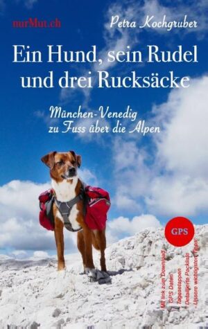 Ein amüsanter und informativer Alpenroman. In vier Wochen 500 km zu Fuß, quer über die Alpen, von München nach Venedig. Mein Mann Robert, unser Hund Monet und ich. Unserer erste Fernwanderung mit Hund! Nervenaufreibende und entspannte Momente. Interessante Weggefährten, phantastische Aus- und Einblicke in die großartige Alpenwelt und ihre charmanten Anekdoten am Rande, die unseren langen Weg in ein spannendes Ziel verwandelten. Exklusiv nur für Buchleser als Download: Die GPS Daten unserer München-Venedig Tour als Tagesetappen mit Wegpunkten und als Gesamtroute, die wir hundegerecht angepasst haben, können interessierte Leser via Passwort über den Blog: www.nurmut.ch herunterladen. Außerdem gibt es dort die einzelnen Tagesetappen als Routenliste mit Kilometer -und Höhenangaben sowie als Kartenausschnitt-pdf Dateien. Eine detaillierte Packliste mit Gewichtsangaben und praktische Tipps und Tricks zum Fernwandern mit Hund. Das Buch für alle, die auch gern einmal mit ihrem Rudel oder allein ihr persönliches Wanderabenteuer erleben möchten. Die genauer wissen wollen, wieso die Gliederscharte ihren Namen zu Recht trägt, und wo es auf der Route das beste Schnitzel gibt. Oder die einfach in Gedanken mitwandern wollen, um selbst zu erfahren, wie faszinierend und erholsam ein etwas längerer Gassigang mit Hund sein kann. Mit minimalem Gepäck und der Freiheit, jeden Tag und Ort einfach hinter sich lassen zu können. Um einem neuen, aufregenden entgegen zu gehen. Nur Mut! Für alle, die gern "live" dabei sein möchten, der Film zur Tour: "München-Venedig zu Fuß mit Hund- der Film" auf www.nurmut.ch.