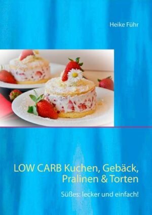 Low Carb (LC) ist eine äußerst gesunde und entzündungshemmende Ernährungsform - sie hält gesund und macht fit. Sich nach LC-Richtlinien zu ernähren und dabei Süßes zu essen - ohne Kohlenhydrate: das ist geradezu einfach. Wie es geht, zeigt die Autorin an Hand vieler leckerer durchweg süßer Rezepte mit vielen und z.T. farbigen Fotos. Noch dazu enthält das Buch wertvolle Tipps und Infos rund um "Low Carb"! "Schleckermäulchen" sind hier herzlichst willkommen! Wer Lust auf Süßes hat, wird hier fündig! Einfach, schnell und unkompliziert! Ein "Must have" zur Ergänzung Ihrer Low-Carb-Küche!