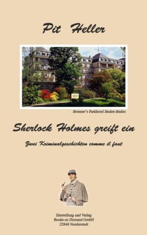 Die beiden von Conan Doyle und Agatha Christie erfundenen Meisterdetektive treffen sich im Jahre 1926 in Brenners Park Hotel in Baden-Baden, wo Sherlock Holmes mit seiner Frau Melanie den Ruhestand verbringt. Im Erfahrungsaustausch treffen sie auf einen Fall, an dem beide zu unterschiedlichen Zeiten gearbeitet haben. Poirot, der zuerst an dem Fall dran war, hat vom Auftraggeber Sir Baconsfield einen hohen Kostenvorschuss kassiert, konnte aber, mangels Informationen, nichts zur Lösung beitragen. Da Baconsfield aber nicht zweimal Bezahlung wollte, hat er Holmes mit der Quittung von Poirot abgefunden. Holmes kassiert deshalb jetzt, Jahre später, bei Poirot ab, was diesen in Rage versetzt. Mit Schwefelgestank verlässt er den Besprechungsort.