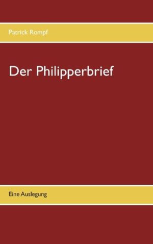 Der Philipperbrief ist ein Brief voller Dankbarkeit und Freude, die bedingt durch die Kraftauswirkung des Heiligen Geistes irdische, scheinbar unüberwindbare Grenzen jeglicher Art durchbricht, um mit einem unerschütterlichen Glauben in die von Licht umgebene Herrlichkeit Gottes und Jesu Christi zu gelangen, welches fortan Ewiges Leben in deren Gegenwart bewirkt.