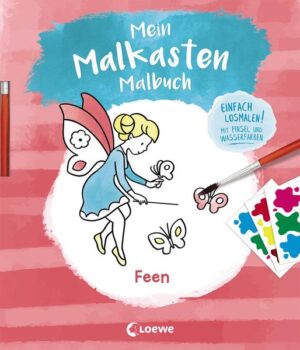 Pinsel anfeuchten, Farbe aufnehmen und Losmalen! Mit Pinsel und Wasserfarben 24 einfache Motive zum Ausund Weitermalen Für Kinder ab 3 Jahren Zahlreiche Feenmotive warten nur darauf, bunt ausgemalt zu werden. Das Malbuch ab 3 Jahren für Mädchen und Jungen ist perfekt für alle Elfenund Einhornfans. Es besitzt 8 Bogen mit tollen Farben, die von den Kindern mit dem beigelegten Pinsel aufgenommen und zum Ausmalen benutzt werden können. Weiteren kreativen Mitmachspaß zum Malen, Basteln und Rätseln findest du auf www.mitmachbücher.de.