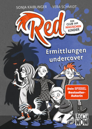 Wir sind die REDs Gedanken lesen, in die Zukunft schauen, magische Tränke brauen und die Natur kontrollieren: Die Mitglieder des Geheimclubs Red haben supercoole Fähigkeiten und lösen rätselhafte Fälle im Nu! Psst, das ist TOPSECRET! Cooler Geheimclub? Check! Geniales Geheimversteck? Check! Ein spannender Fall? Fehlanzeige! Die Reds haben ihr Hauptquartier in einer Tomatenfabrik aufgeschlagen. Jetzt muss nur noch etwas Aufregendes passieren. Doch dann wird bei den Rotlingen eingebrochen. Ist Almas fieser Bruder Anton der Täter? Die Reds ermitteln undercover … Band 2 der coolen Abenteuer-Reihe für Kinder ab 9 Genialer Humor zum Kaputtlachen! Originell, magisch und spannend Durchgehend schwarz-weiß mit roter Schmuckfarbe, illustriert von Vera Schmidt Von Dein Spiegel-Bestsellerautorin Sonja Kaiblinger und Vincent-Erfinderin Sonja Kaiblinger Übrigens: 98,9 % der Kinder und Eltern, die ein Loewe Wow!-Buch gelesen haben, würden es weiterempfehlen.* Lass auch du dich von Loewe Wow! begeistern. *basierend auf einer Online-Umfrage mit 1.263 Teilnehmer*innen Klimaneutrales Produkt Wir unterstützen ausgewählte Klimaprojekte!