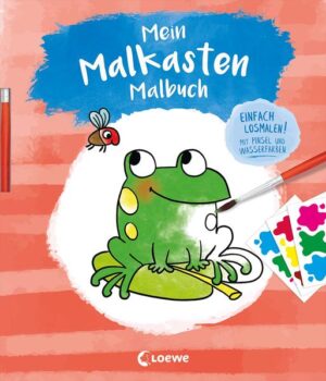 Pinsel anfeuchten, Farbe aufnehmen und Losmalen! Mit Pinsel und Wasserfarben 24 einfache Motive zum Ausund Weitermalen Für Kinder ab 3 Jahren Das Malbuch ab 3 Jahren für Mädchen und Jungen ist perfekt für alle kleinen Künstler. Es besitzt 8 Bogen mit tollen Farben, die von den Kindern mit dem beigelegten Pinsel aufgenommen und zum Ausmalen benutzt werden können. Weiteren kreativen Mitmachspaß zum Malen, Basteln und Rätseln findest du auf www.mitmachbücher.de.