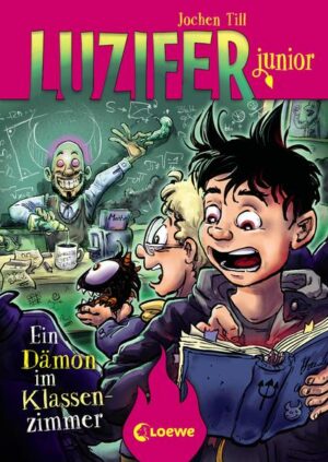 Das Buch ist bei deiner Buchhandlung vor Ort und bei vielen Online-Buchshops erhältlich! Merkwürdig! Herr Holzapfel benimmt sich heute aber komisch. Luzie und seine Freunde erleben die seltsamste Mathematikstunde ihres Lebens und Gustav muss sogar in der Ecke stehen. Was sie nicht wissen: Nach ihrem letzten Besuch in der Hölle haben sie einen ungebetenen Gast eingeschleppt. Herr Holzapfel ist von einem höllischen Dämon besessen. Und der macht mächtig Ärger. Luzifer junior lebt als Sohn des Teufels in der Hölle und soll den „Laden“ einmal übernehmen. Da sein Vater der Meinung ist, dass Junior für den Job noch viel zu lieb ist, schickt er ihn auf die Erde. Denn wo kann man das Bösesein besser lernen als bei den Menschen? Ein Teufel in der Schule der Comic-Roman von Jochen Till um den Höllensohn Luzifer bietet Lesespaß und viel Grund zum lauthals lachen für Mädchen und Jungen ab 10 Jahren. Zahlreiche humorvolle Bilder von Raimund Frey illustrieren Luzifers Abenteuer in der Hölle und im strengen Jungeninternat. Wer Gregs Tagebuch mag, wird Luzifer junior lieben! Mehr Infos zum Buch unter luzifer-junior.de. Die komplette Luzifer junior-Reihe ist bei Antolin gelistet.