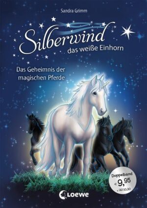 Das Buch ist bei deiner Buchhandlung vor Ort und bei vielen Online- Buchshops erhältlich! Band 3 und 4 der Silberwind- Reihe jetzt als Doppelband: Das schneeweiße Einhorn Silberwind mit der glitzernden Mähne ist etwas ganz Besonderes … Jana ist entzückt über die vier schwarzen Mustangs auf der Nachbarweide des Reiterhofs. Doch Silberwind spürt sofort, dass ihr Besitzer etwas im Schilde führt. Und auch das neue Pferd auf dem Hof namens Sturmwolke umgibt ein Geheimnis, das die beiden Freunde gemeinsam lüften müssen. Eine Geschichte wie ein Märchen: Janas Pferd ist ein Einhorn! Gemeinsam erleben die beiden Freunde jede Menge Abenteuer voller Magie und helfen anderen Einhörnern, Menschen und Tieren. Ein Buch für Kinder in der 2. Klasse mit vielen zauberhaften Bildern von Einhörnern: für Mädchen ab 7 Jahren zum Vorlesen und ersten Selberlesen Der Titel ist bei Antolin gelistet.