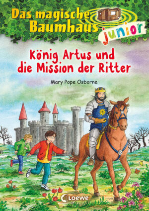 Das Buch ist bei deiner Buchhandlung vor Ort und bei vielen Online- Buchshops erhältlich! Mit dem magischen Baumhaus reisen Anne und Philipp nach Camelot zu König Artus. Doch ihre Freude wird schnell getrübt, denn dort hat ein böser Zauberer dem Königreich alle Fröhlichkeit und Musik geraubt! Können Anne und Philipp Camelot erlösen und die berühmten Ritter der Tafelrunde befreien? Die beliebte Kinderbuch- Reihe von Bestsellerautorin Mary Pope Osborne zum Vorlesen und Selberlesen. Die Geschwister Anne und Philipp reisen mit dem magischen Baumhaus durch die Zeit, entdecken ferne Länder, faszinierende Tiere und erleben spannende Abenteuer. Mit vielen bunten Bildern, besonders für Kinder ab 6 Jahren geeignet. Basierend auf der Originalausgabe Im Auftrag des Roten Ritters. Gekürzt und zum Vorlesen bearbeitet, mit vielen farbigen Illustrationen. Der Titel ist bei Antolin gelistet.