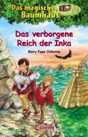 Das Buch ist bei deiner Buchhandlung vor Ort und bei vielen Online-Buchshops erhältlich! Majestätische Gipfel, zerklüftete Berghänge und eine geheime Stadt … Anne und Philipp reisen mit dem magischen Baumhaus nach Peru, in die sagenumwobenen Anden. Als dort ein Baby-Lama gestohlen wird, ist ihnen sofort klar, dass sie es retten müssen! Die Suche nach dem Kleinen führt sie über gefährliche Hängebrücken und steile Pässe in die geheimnisvolle antike Inka-Stadt Machu Picchu. Ob ihnen die rätselhafte Lama-Legende helfen kann, das Tier sicher zurück nach Hause zu bringen? Die beliebte Kinderbuch-Reihe von Bestsellerautorin Mary Pope Osborne! Die Geschwister Anne und Philipp reisen mit dem magischen Baumhaus durch die Zeit. Sie erleben spannende Abenteuer, entdecken ferne Länder und faszinierende Tiere und lernen viele berühmte Persönlichkeiten kennen. Der Titel ist bei Antolin gelistet.