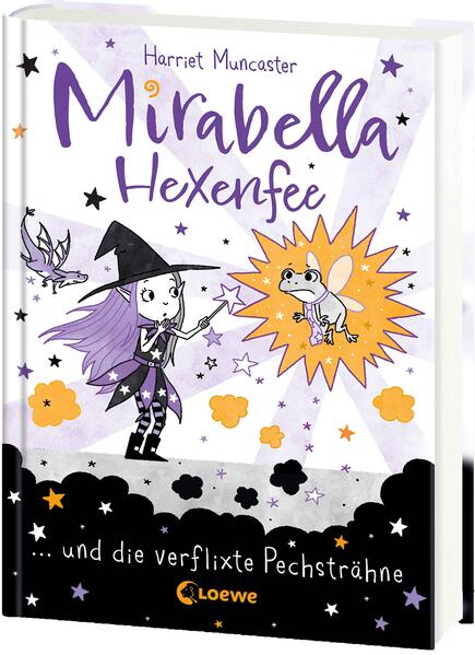 Sie ist halb Hexe, halb Fee und hat es faustdick hinter den Ohren: Mirabella! Das kann ja heiter werden! Schon beim Aufwachen ist der frechen Hexenfee Mirabella klar: Ein schrecklicher Tag steht bevor. Klebriger Zaubertrank landet auf ihrem Kopfkissen und ihr Hexenbesen ist beleidigt. Es scheint kein einziges Fünkchen Glück in der Luft zu liegen! Aber irgendwann muss diese verflixte Pechsträhne doch ein Ende haben, oder? Mit spaßigen Mitmach-Seiten! Die freche Reihe für kleine Hexenund Feenfans! Die kurzen Kapitel eignen sich perfekt für Leseanfänger*innen ab 7 Jahren. Die liebevollen Illustrationen mit violetter Schmuckfarbe lassen die Geschichte zum Leben erwachen. Mit Rezepten, Basteleinleitungen und Rätseln zum Mitmachen in jedem Band! Der Titel ist bei Antolin gelistet.