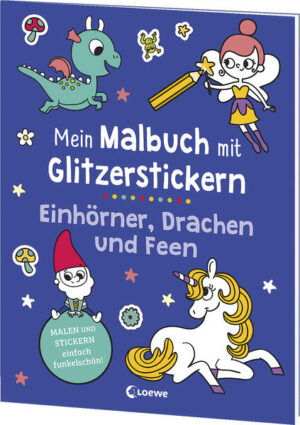 Das Buch ist bei deiner Buchhandlung vor Ort und bei vielen Online- Buchshops erhältlich! Jetzt wird es fantastisch Male die Bilder aus und verziere sie mit traumhaft schönen Glitzerstickern. Achte dabei auf die grauen Felder! Sie zeigen dir den richtigen Platz für die Aufkleber. 16 tolle Motive zum Ausmalen Mit 60 Glitzerstickern Fördert spielerisch Kreativität und Feinmotorik Dieses Malbuch eignet sich perfekt als kreative Beschäftigung für Kindergartenkinder egal ob als Mitbringsel, als Zeitvertreib auf langen Autofahrten oder einfach zwischendurch. Das Ausmalen der abwechslungsreichen Motive regt die Fantasie an und das Platzieren der wunderschönen Glitzersticker an den vorgesehenen Stellen schult ganz nebenbei auch die Feinmotorik.