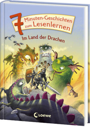 Das Buch ist bei deiner Buchhandlung vor Ort und bei vielen Online- Buchshops erhältlich! Traust du dich, die Drachen zu zähmen? „Juhu, geschafft!“ Welches Kind freut sich nicht darüber, wenn es eine Geschichte ganz allein gelesen hat? Mit den 7- Minuten- Geschichten zum Lesenlernen geht das wie von selbst. Kurze Geschichten in großer Fibelschrift und viele liebevolle Illustrationen erleichtern das Textverständnis und sorgen vom ersten bis zum letzten Buchstaben für Lesevergnügen. Bist du bereit für ein echtes Abenteuer? Dann komm mit in die spannende Welt der Drachen! Hier musst du wirklich mutig sein, denn hinter jedem Baum und in jeder Ritterburg warten Feuer speiende Drachen. Entdecke den Spaß am Lesen mit vielen kurzen Geschichten! Lieblingsthema Drachen für Kinder ab 6 Jahren kurze Geschichten schneller Leseerfolg viele bunte Bilder zum Vorlesen und ersten Selberlesen von Lehrern empfohlen Quizfragen auf Antolin