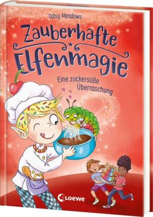 Back gemeinsam mit den Elfen! Willkommen in Werkelhausen! Alina und Leo sind ganz verzaubert von der Stadt der Elfen, in der allerlei magische Gegenstände hergestellt und Wunder gewirkt werden. Alina und Leo sind zu Hannahs Geburtstag eingeladen. Doch bevor die Party losgehen kann, wird plötzlich die Torte gestohlen. Die beiden Freunde reisen schnell nach Werkelhausen, um dort mit dem Elf Pippin einen mindestens genauso schönen Kuchen zu backen. Allerdings mischen sich die Grimmbolde ein und stehlen Pippins Backutensilien. Wie sollen sie so nur die Feier retten? Band 3 der bezaubernden Elfenreihe In dieser magischen Reihe reisen Kinder ab 7 Jahren in die wunderbare Welt der Elfen. Gemeinsam mit den sympathischen Hauptfiguren und bezaubernden Fabelwesen erleben sie kurzweilige Abenteuer. Der Spaß am Lesen steht im Vordergrund, ganz nebenbei werden aber auch Werte wie Hilfsbereitschaft, Zusammenhalt und Mut vermittelt. Zudem greifen die Themen Upcycling, Basteln und Handwerk den DIY-Trend auf. In diesem Band geht es ums Backen. Liebevolle Schwarz-Weiß-Illustrationen runden die Geschichte aus der Feder von Daisy Meadows ab. Ein Muss für Fans der Magischen Tierfreunde! Der Titel ist bei Antolin gelistet.