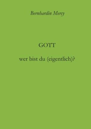 Dieses Buch handelt von der Suche nach Gott. Gemeint ist hier nicht der Kirchengott, gemeint sind nicht Gottheiten und Götter. Gemeint ist Gott in allem und allen und die Identifizierung damit. Themen: Kirche - die Rolle des Judas - Bedrohung durch Attentat - Was die Zellen sagen (z. B. zu Lärm, zu Präimplantationsdiagnostik) - Statement eines Embryos - Begegnung mit Dämonen - eine persönliche Nahtoderfahrung. Selbst eine Grabrede auf sich selber findet sich abgedruckt. Ebenfalls das Kapitel: Friede den Menschen, die bösen Willens sind. Zwischen diesen Texten lesen Sie „Sprüche und Ungereimtes“ und „Alles bloß Sprüche“. Auch Ein- , Zwei- oder Vierzeiler können in aller Kürze Wesentliches vermitteln, übermitteln - nämlich Wahrheit, Weisheit, ein wenig Nonsens und Humor. Ein kleines Buch, geeignet um (Selbst- )Liebe zu erfahren.