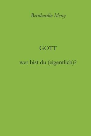 Dieses Buch handelt von der Suche nach Gott. Gemeint ist hier nicht der Kirchengott, gemeint sind nicht Gottheiten und Götter. Gemeint ist Gott in allem und allen und die Identifizierung damit. Themen: Kirche - die Rolle des Judas - Bedrohung durch Attentat - Was die Zellen sagen (z. B. zu Lärm, zu Präimplantationsdiagnostik) - Statement eines Embryos - Begegnung mit Dämonen - eine persönliche Nahtoderfahrung. Selbst eine Grabrede auf sich selber findet sich abgedruckt. Ebenfalls das Kapitel: Friede den Menschen, die bösen Willens sind. Zwischen diesen Texten lesen Sie „Sprüche und Ungereimtes“ und „Alles bloß Sprüche“. Auch Ein- , Zwei- oder Vierzeiler können in aller Kürze Wesentliches vermitteln, übermitteln - nämlich Wahrheit, Weisheit, ein wenig Nonsens und Humor. Ein kleines Buch, geeignet um (Selbst- )Liebe zu erfahren.