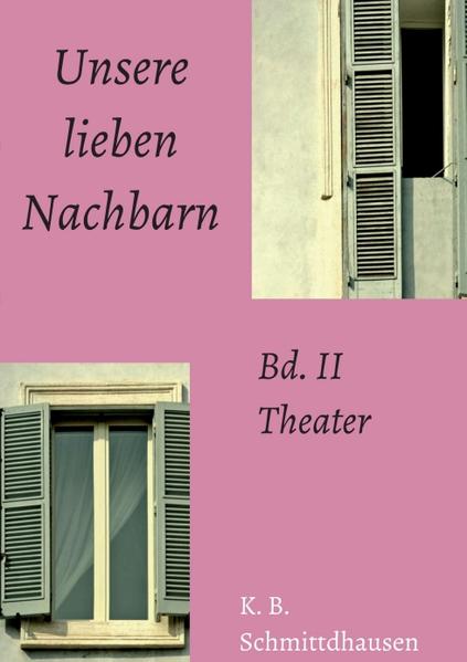 In dem zweiten Band der Reihe »Unsere lieben Nachbarn« wird wiederum auf humorvolle, leicht satirische Art und Weise das Zusammenleben von Mathilda und Karl-Gustav mit ihren Nachbarn beschrieben. Im Mittelpunkt der Ereignisse rücken die grotesken Vorbereitungen Mathildas auf eine Filmpremiere, bei der letztlich ein berühmter Schauspieler seine Aufwartung machen soll.