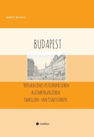 Das Buch zerfällt in drei Teile: Im ersten wird die Kindheit, Schul- und Jugendzeit des Erzählers in Budapest chronologisch dargestellt. Dies ist der „nachmythische“ Teil, da darin der Ich-Erzähler unmittelbar Erlebtes von der Kindheit bis zur Umsiedlung in die Bundesrepublik Deutschland verarbeitet. Der dritte Teil dagegen enthält die interessanten Familiengeschichten des Erzählers väterlicher- bzw. mütterlicherseits. Dieser Abschnitt der Schrift hat die Überschrift „Mythischer Teil“ erhalten, da er eben nicht selbst erlebte, sondern innerhalb der Familie überlieferte, also von ihrer „historischen“ Wahrheit her nicht mehr überprüfbare oder nicht mehr überprüft wollende Geschichten enthält - nach eigenem Bekunden will der Erzähler nicht als möglicherweise irrender Chronist, sondern allenfalls als Erzähler beurteilt werden. Schließlich dient der mittlere Teil gleichsam als "Scharnier" zwischen den beiden anderen: Dieser enthält ein alphabetisch geordnetes Verzeichnis, ein Lexikon aller Budapester Objekte und Sehenswürdigkeiten, die im Leben des Erzählers eine besondere Rolle gespielt haben, zu denen er heute noch gewissermaßen „wechselseitige Liebesbeziehungen“ unterhält. Ferner werden auch Bereiche grundsätzlicher Natur wie die Fragen nach der sprachlichen und religiösen Identität bzw. der Beziehung zur Musik angerissen. So ist das Ganze auch gedacht als eine sehr persönlich gefärbte "Liebeserklärung" an die herrliche Stadt an der Donau, in welcher der Erzähler aufgewachsen ist. Gleichzeitig beinhalten die Erzählungen auch die privaten Wahrnehmungen derRealität im "Gulasch-Kommunismus" der 1950- bis 1970-er Jahre wie auch die Darstellung der Situation einer deutschstämmigen bürgerlichen Familie in Budapest im Zeitabschnitt von etwa 1890 bis 1970. Die drei inhaltlichen Abschnitte enthalten mehrere Privatfotos des Verfassers, seiner Angehörigen und des Schauplatzes.