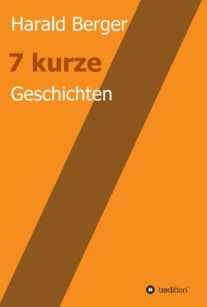 7 kurze Geschichten zu Fragen unserer Zeit: Regnum... es geh um alte Menschen, Niemand...es geht um übergewichtige Personen Muttchen und Papa...bite nicht zuuu ernst nehmen. Traum oder Wirklichkeit...ja, was ist es denn nun, lesen und entscheiden sie selbst. Ich liebe Dich... Wohl die kürzesten Liebesgeschichten der Welt Persona non grata... Sex sells, ein allseits geschätzter Politiker möchte nur das Beste für seine Mitmenschen Intensive Betreuung zur WM... Den Holigans gehts an den Kragen.