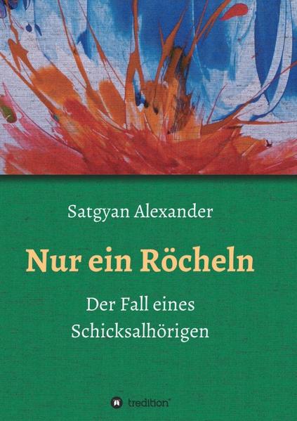 Nur ein Röcheln ist der Schicksalsbericht eines Außenseiters. Es ist das dritte Buch einer Trilogie des Autors Satgyan Alexander. In den Büchern Zeit für Kundalini, veröffentlicht 2013, und Liebe, Literatur und andere Leidenschaften, 2016, konnte der Leser den Protagonisten auf der Suche nach Nähe und Anerkennung in einer Wohngemeinschaft mit sechs Individualisten kennen lernen. Die sieben Kommunarden beschritten esoterische Wege mit einer Kundalini Meditation und ließen sich von einem Bühnenstück über den Existenzialismus von den unbegrenzten Freiheiten der Philosophie verzaubern. Von Selbstsucht verführt und von Schicksal getrieben müssen sie im vorliegenden Band ihre latent unsichere Gemeinschaft aufgeben. Der Roman beginnt mit dem Mord an Hans, dem Initiator der Wohngemeinschaft, der hinterhältig von seinem androgynen Freund Andro erschlagen wird. In kurzer Folge wird der Leser dann Zeuge eine weiteren Gewalttat in der Berliner U-Bahn. Auf der Flucht vor sich selbst begeht Andro, von seiner traumatischen Vergangenheit verfolgt, in Ligurien noch zwei grausame Morde, die schließlich zu seiner Festnahme führen. Die umsichtige Ermittlungsarbeit überführt nicht nur den Täter, sondern bringt auch Licht in die Hintergründe dieses ungewöhnlichen Schicksals.