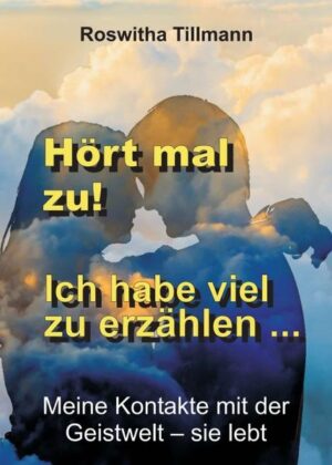 Roswitha Tillmann hat von jeher die Gabe mit Schutzgeistern, Engeln und den Geistern Verstorbener zu sprechen. In diesem Buch stellt sie die Geistwelt vor und erläutert, dass eigentlich jeder Kontakt mit den Energien aufnehmen kann, wir das bloß im Zuge des Erwachsenwerdens verdrängen. Sie gibt Einblicke in die Geistwelt, erläutert die Orientierungslosigkeit, die Verstorbene oft haben, warnt vor negativen Energien und zeigt, wie sie mit ihren persönlichen Schutzgeistern in Verbindung steht und sich von diesen unterstützen lässt, wenn sie mal etwas nicht alleine schafft. Ein Buch über das Leben vor und nach dem Tod.