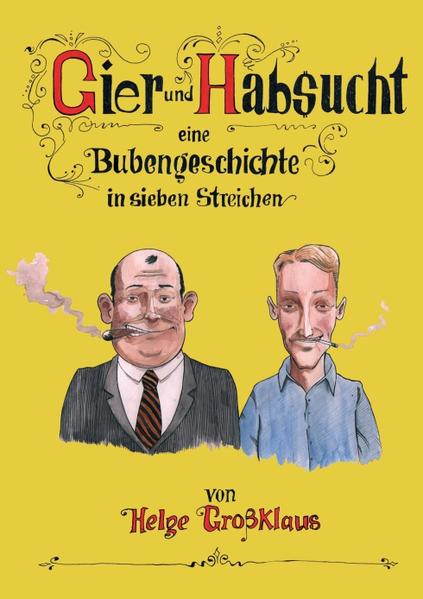 „Ach, was muss man oft von bösen, ehrenwerten Leuten lesen!“. So beginnt diese satirische „Max & Moritz“-Nachdichtung, in der die beiden bösen Buben erwachsen geworden sind! Jetzt treiben sie als Erzkapitalisten namens „Gier & Habsucht“ ihre üblen Streiche. Vom Vorwort bis zum Schluss entfaltet sich die Geschichte auf Grundlage der Original-Dichtung. Die Giftpfeile, die auf den gegenwärtigen amoklaufenden Kapitalismus abgeschossen werden, sind mit gelegentlichen Busch-Zitaten garniert, sämtliche Charaktere orientieren sich an der klassischen Vorlage.